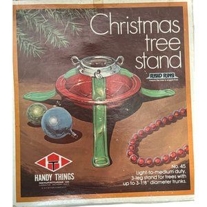 Vintage Handy Things Metal 3 Legs Christmas Tree Stand